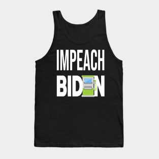 IMPEACH BIDEN I DID THIS GAS PUMP DESIGN STICKER DESIGN Tank Top